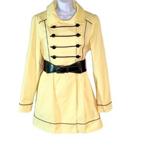 Candie’s NWT yellow jacket double breasted jacket size large